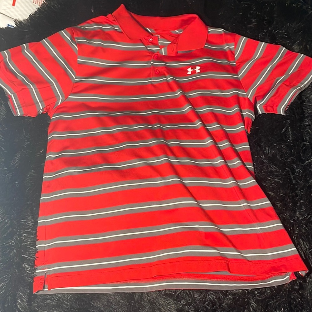 Men’s under Armour polo golf shirt size